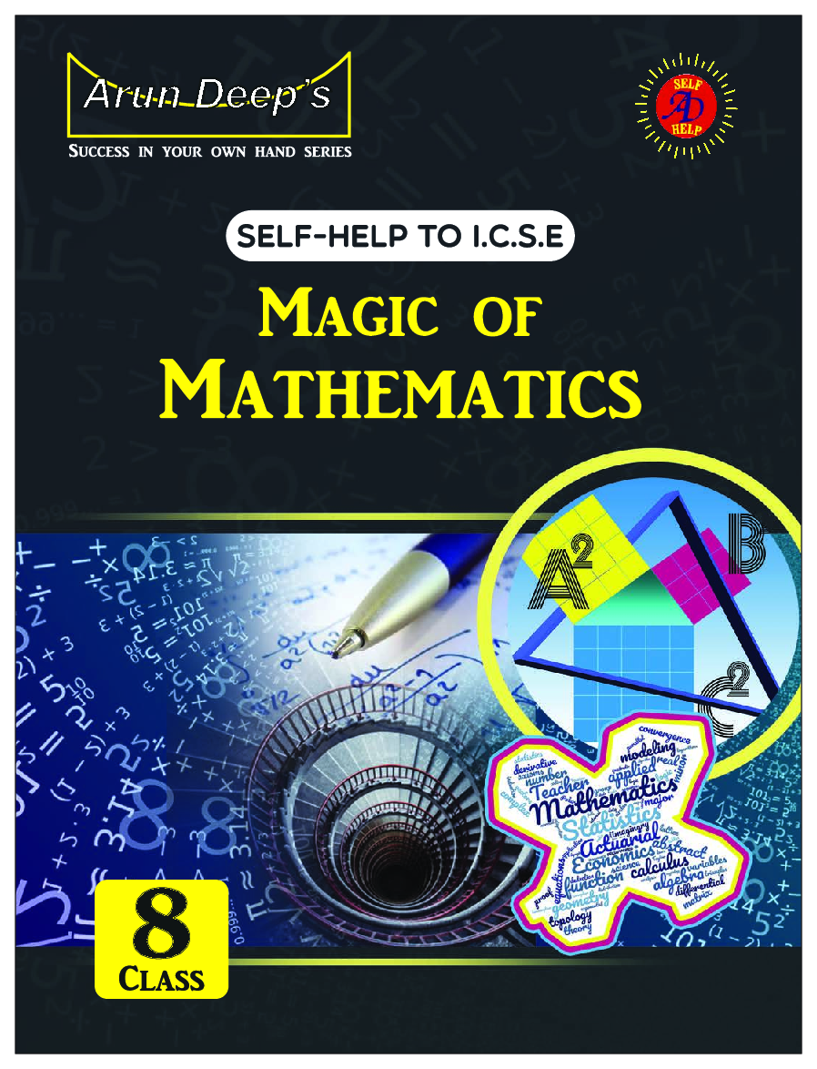 Self-Help To ICSE Together With Magic Of Mathematics Class 8 - Page 1