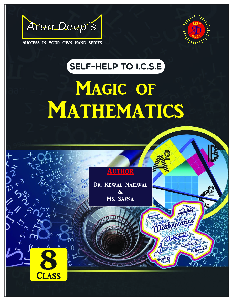 Self-Help To ICSE Together With Magic Of Mathematics Class 8 - Page 2