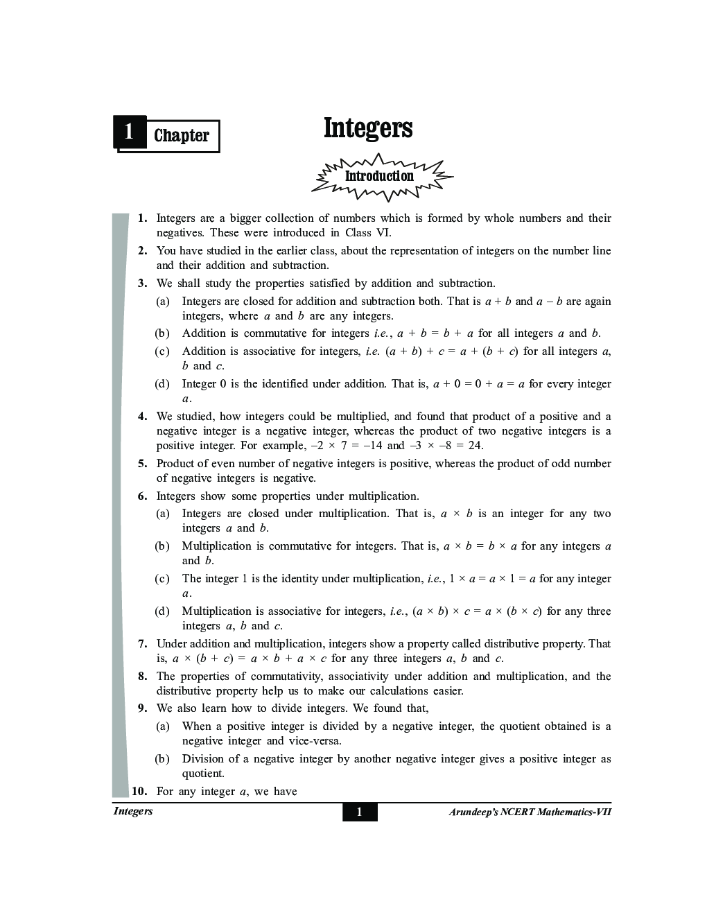 Self-Help To NCERT Solutions Mathematics Class 7 - Page 5