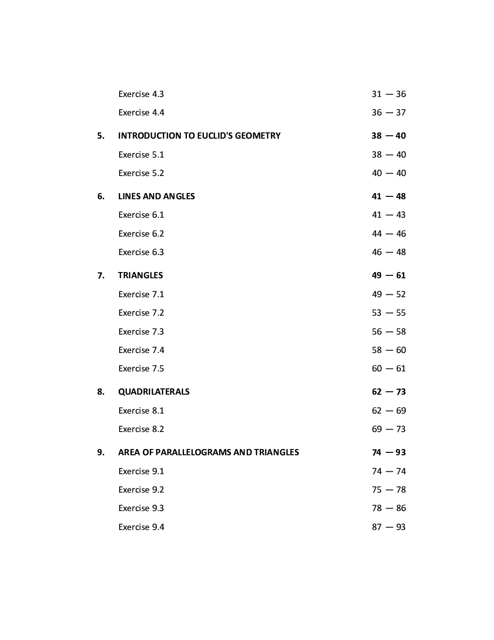 Self-Help To NCERT Solutions Mathematics Class 9 - Page 5
