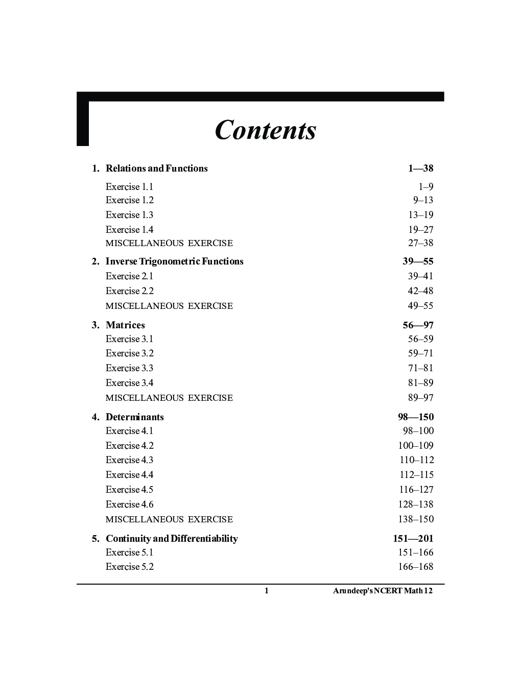 Self-Help To NCERT Solutions Mathematics Class 12 - Page 4