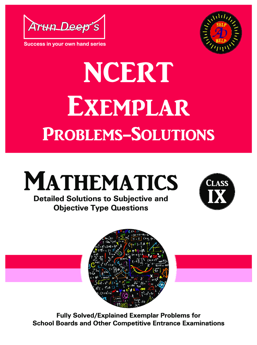 Self-Help To NCERT Exemplar Problems Solved Mathematics Class 9 - Page 1