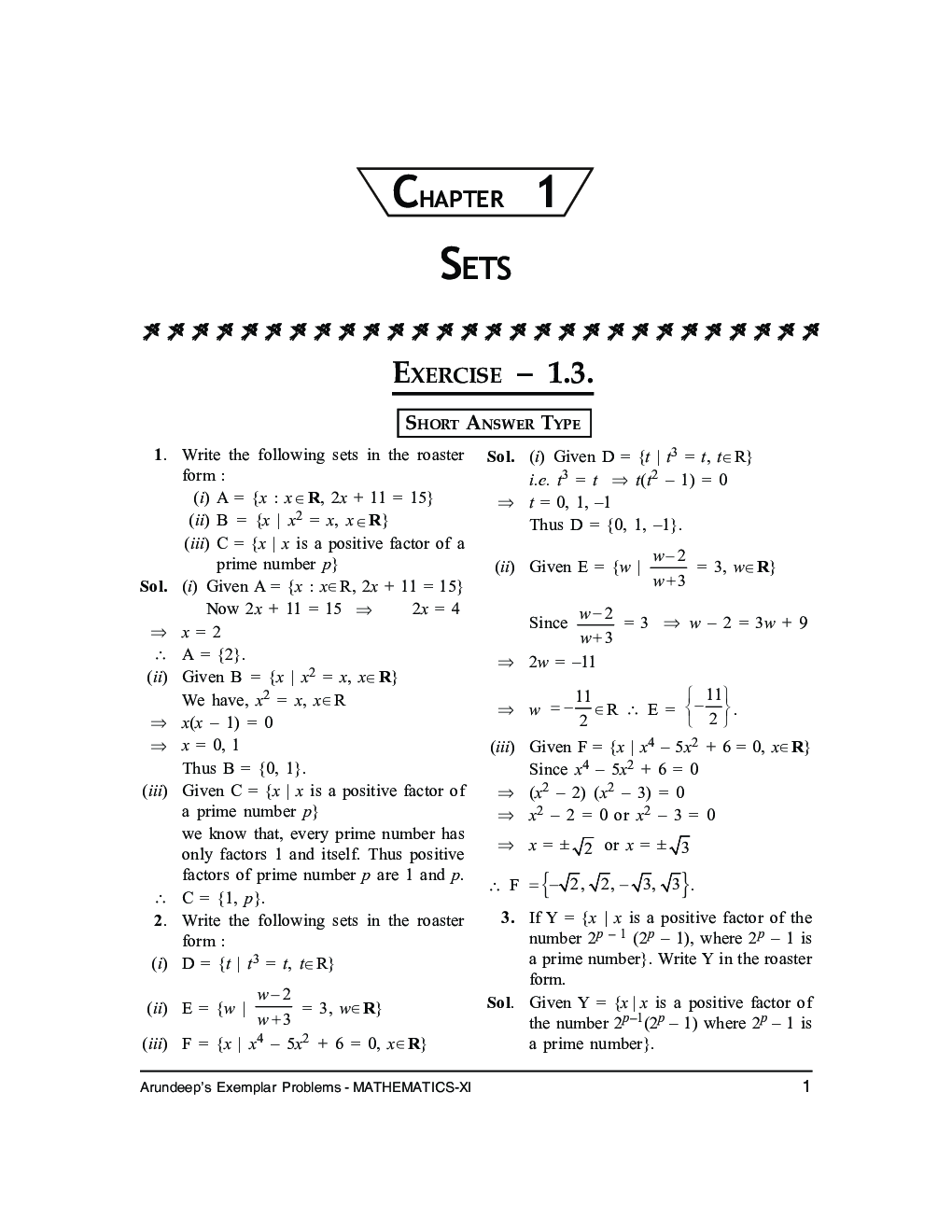 Self-Help To NCERT Exemplar Problems Solved Mathematics Class 11 - Page 4