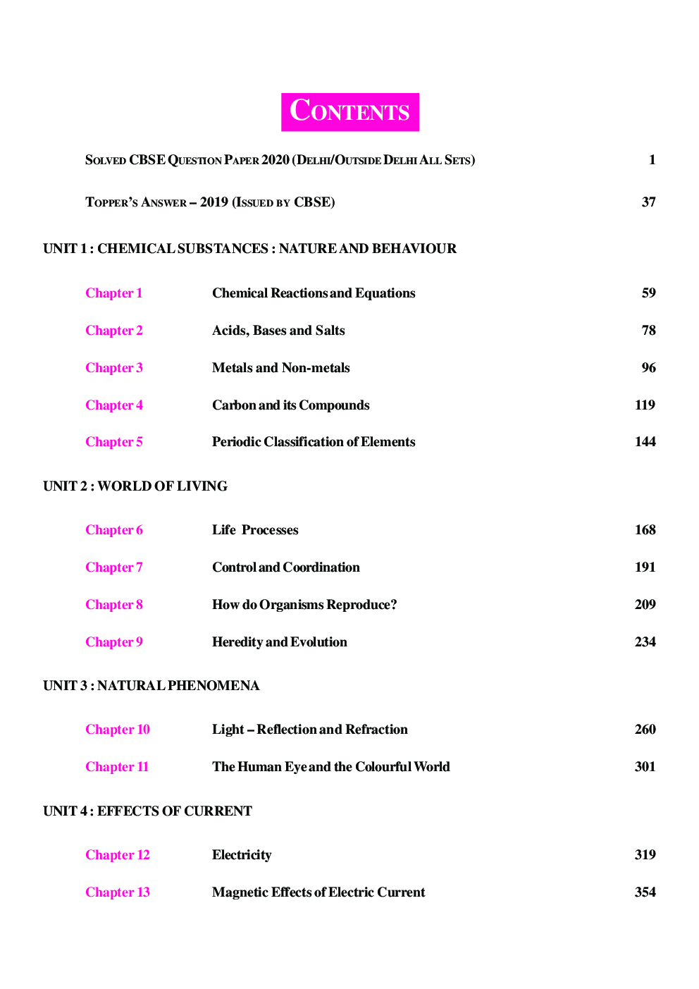 Arundeep's CBSE Success For Science Class 10 (Reduced Syllabus) - Page 4