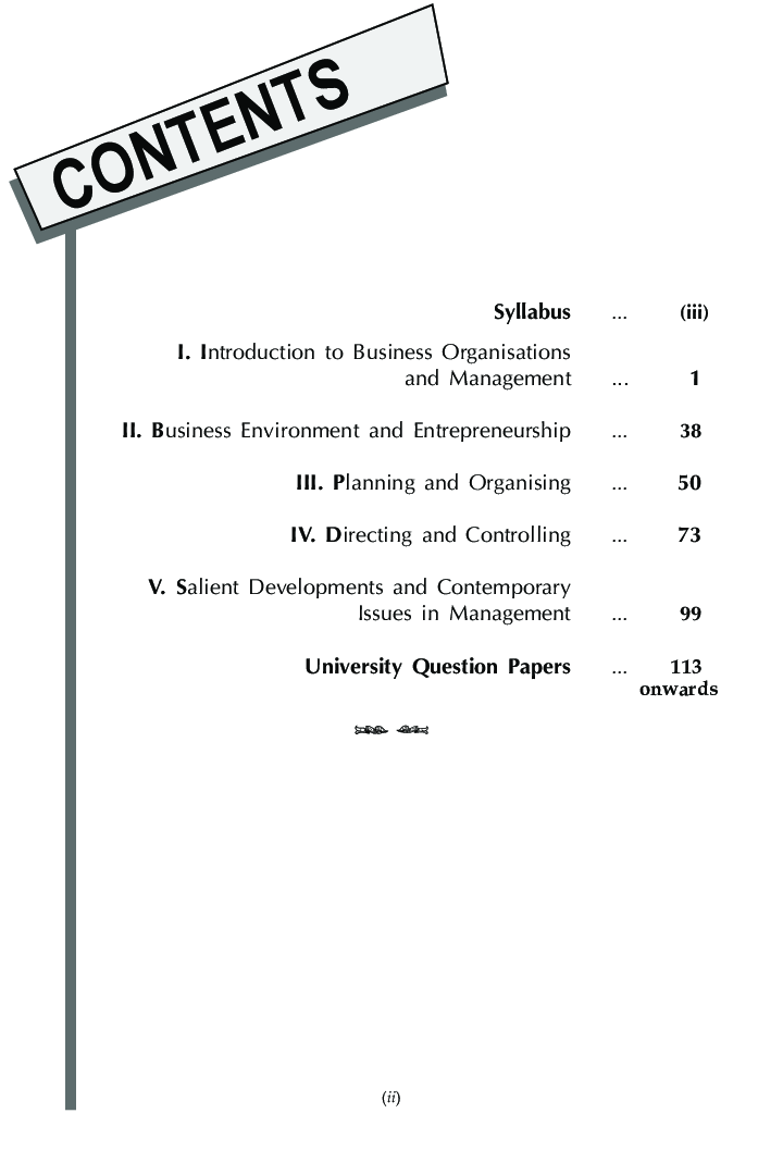 Business Organisation & Management For B.Com Prog Semester 1 For Delhi University - Page 3