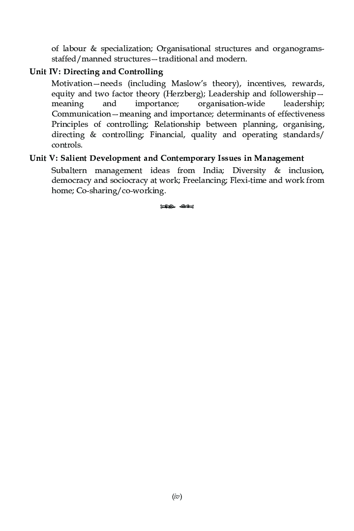 Business Organisation & Management For B.Com Prog Semester 1 For Delhi University - Page 5