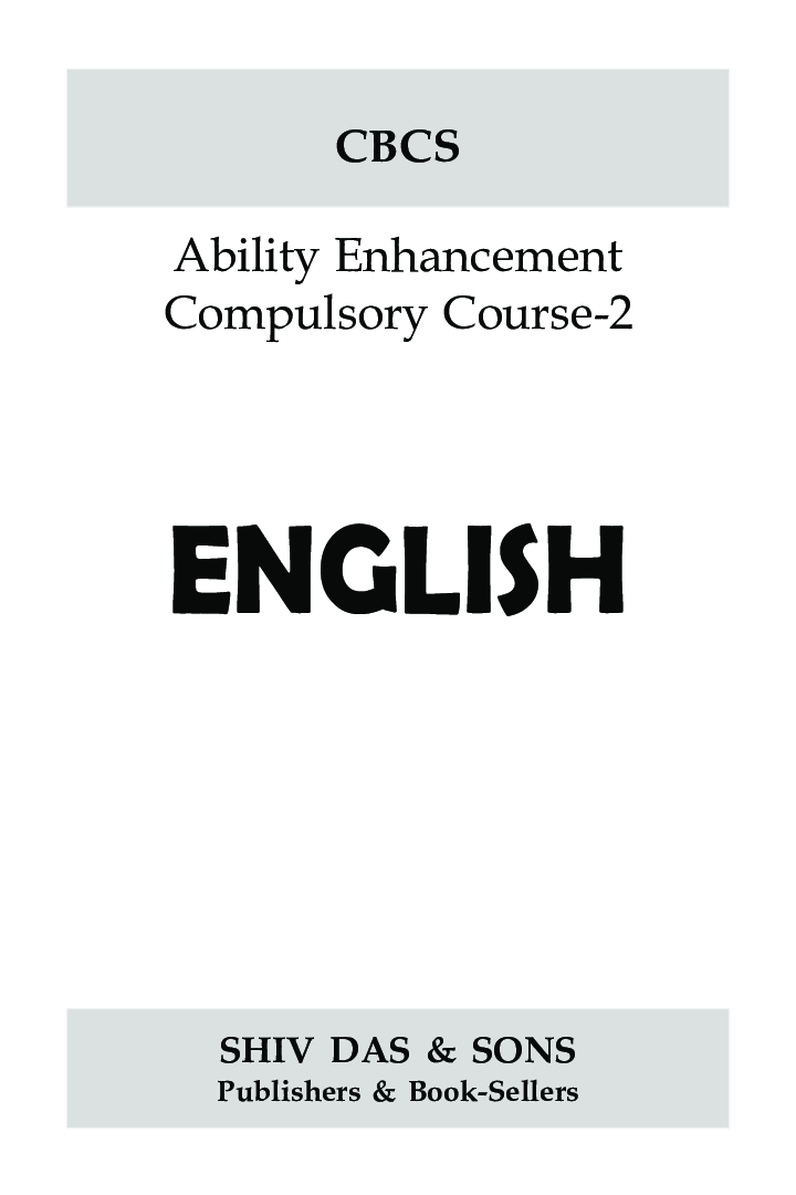English-A For B.Com Hons Semester 2 For Delhi University - Page 2