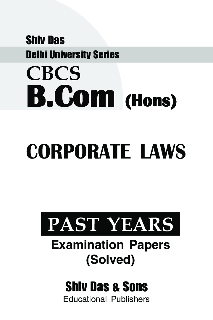 Corporate Laws For B.Com Hons Semester 2 For Delhi University - Page 2