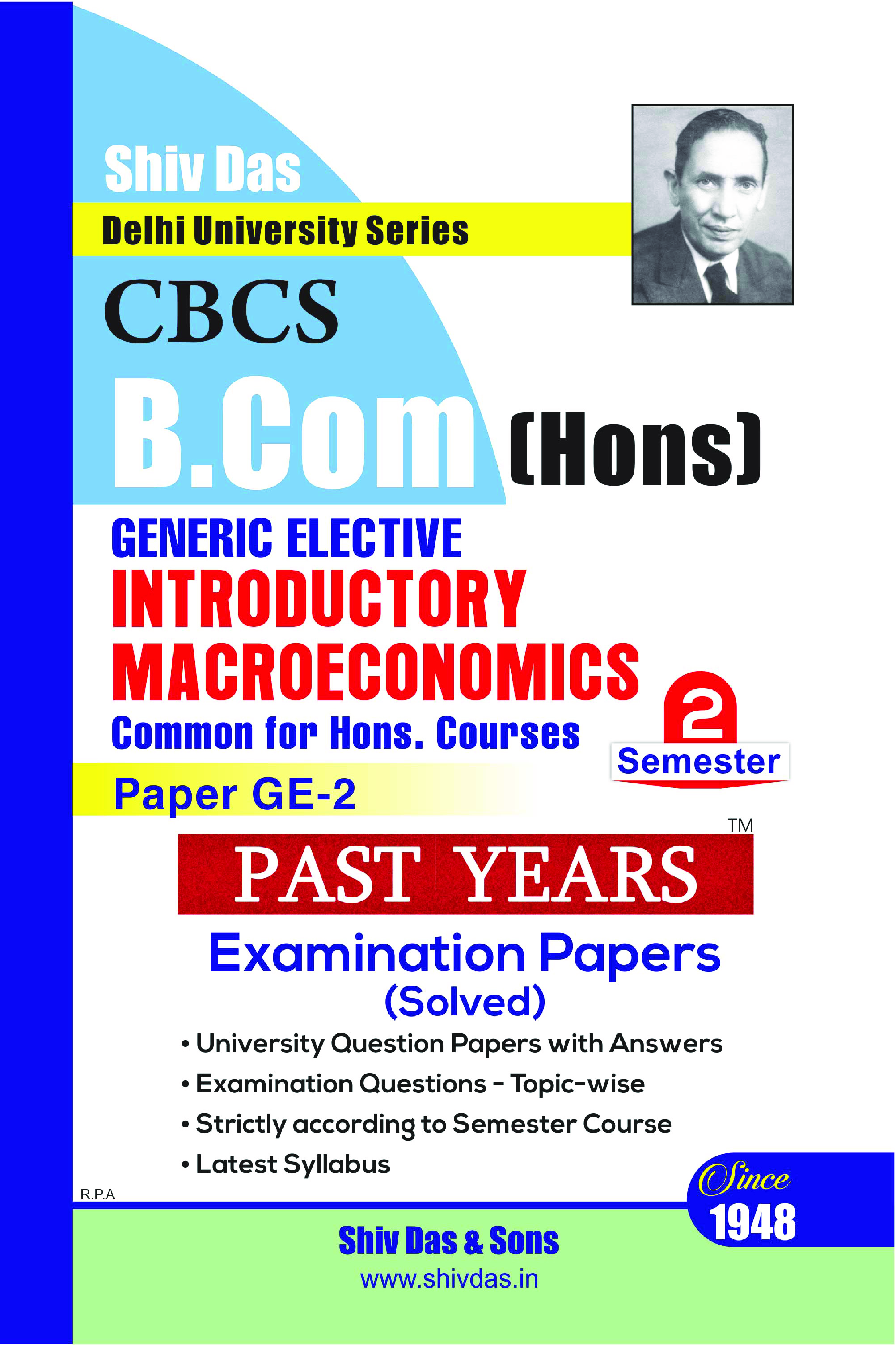 Introductory Macroeconomics For B.Com Hons Semester 2 For Delhi University - Page 1
