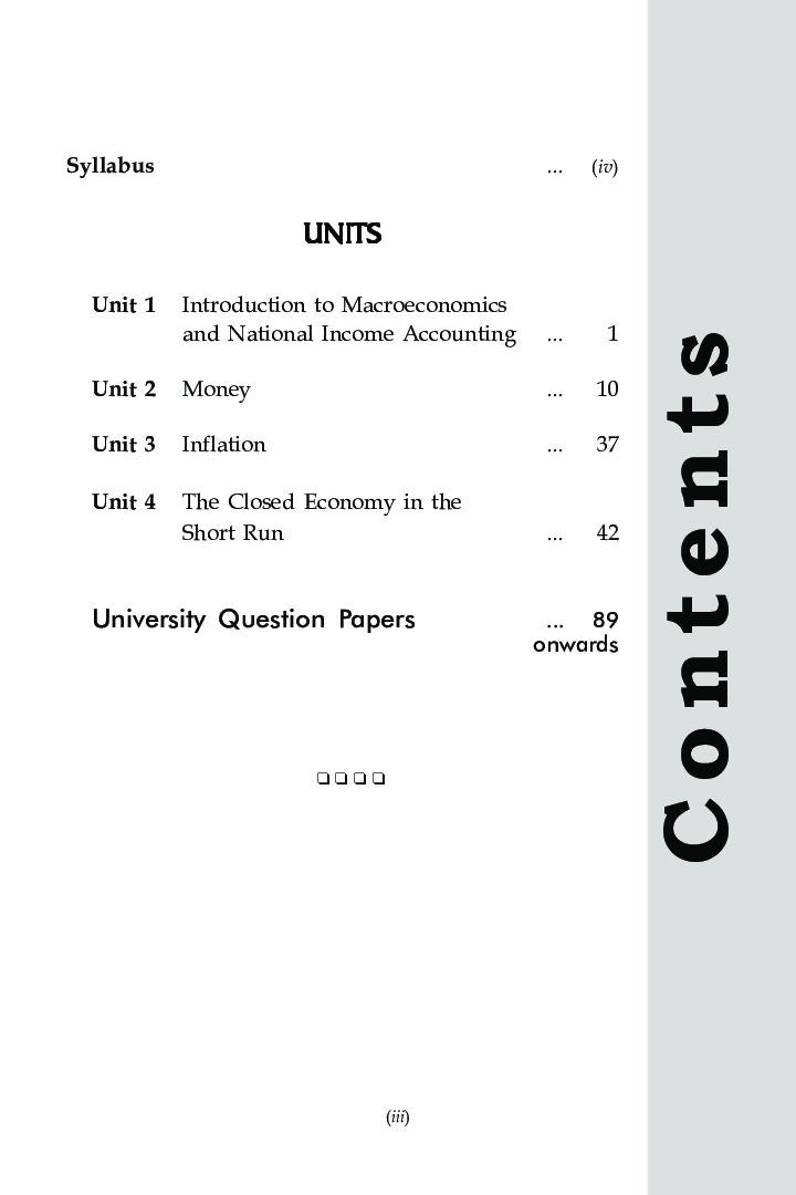 Introductory Macroeconomics For B.Com Hons Semester 2 For Delhi University - Page 4