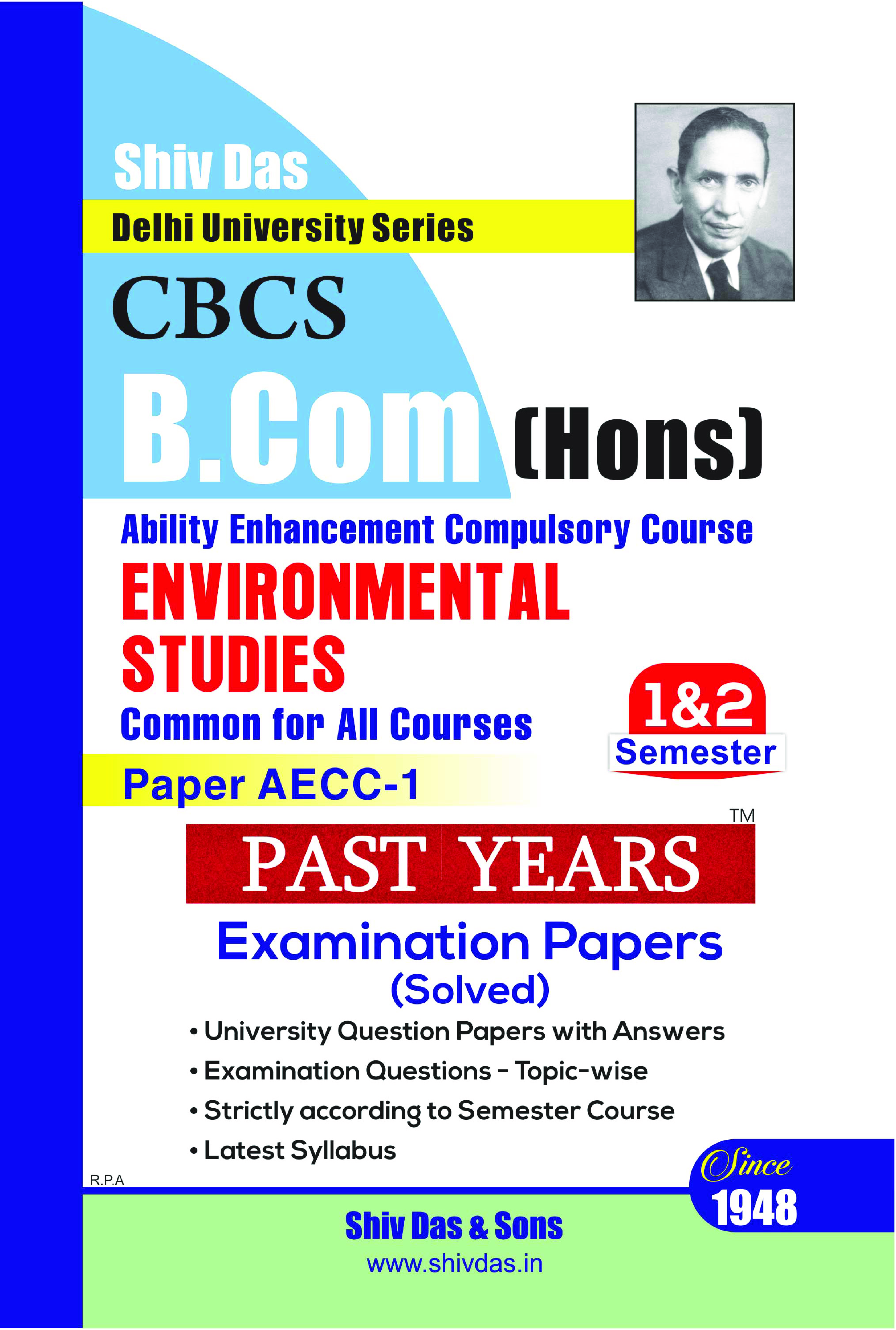 Environmental Science For B.Com Hons Semester 2 For Delhi University - Page 1