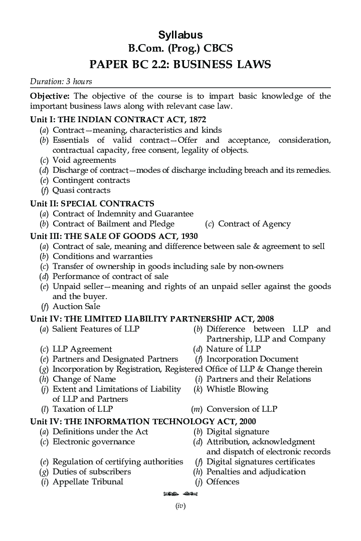 Business Laws For B.Com Prog Semester 2 For Delhi University - Page 5