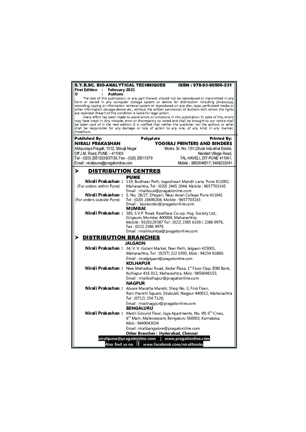 Bio-Analytical Techniques - Page 3