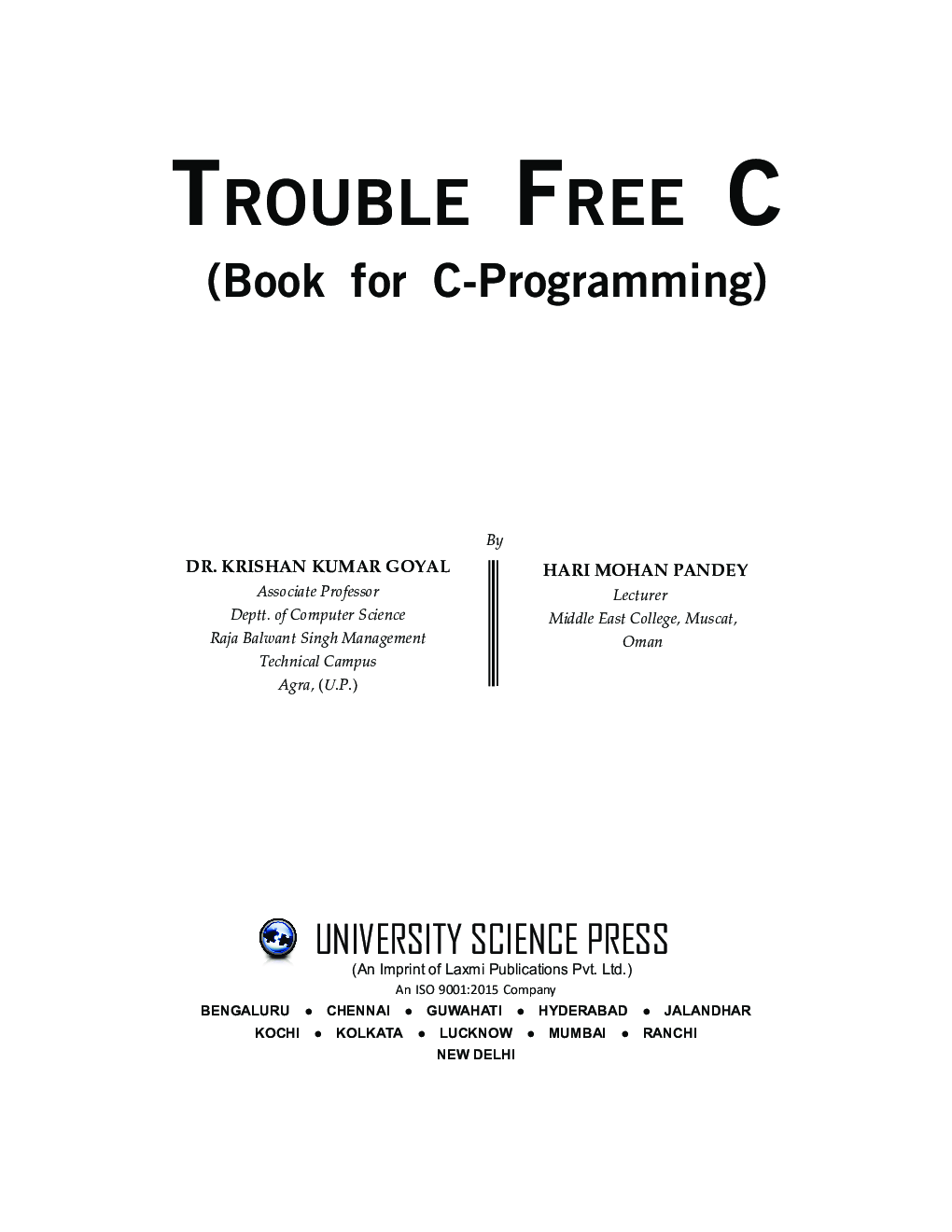 Trouble Free C (Book for C-Programming) - Page 3