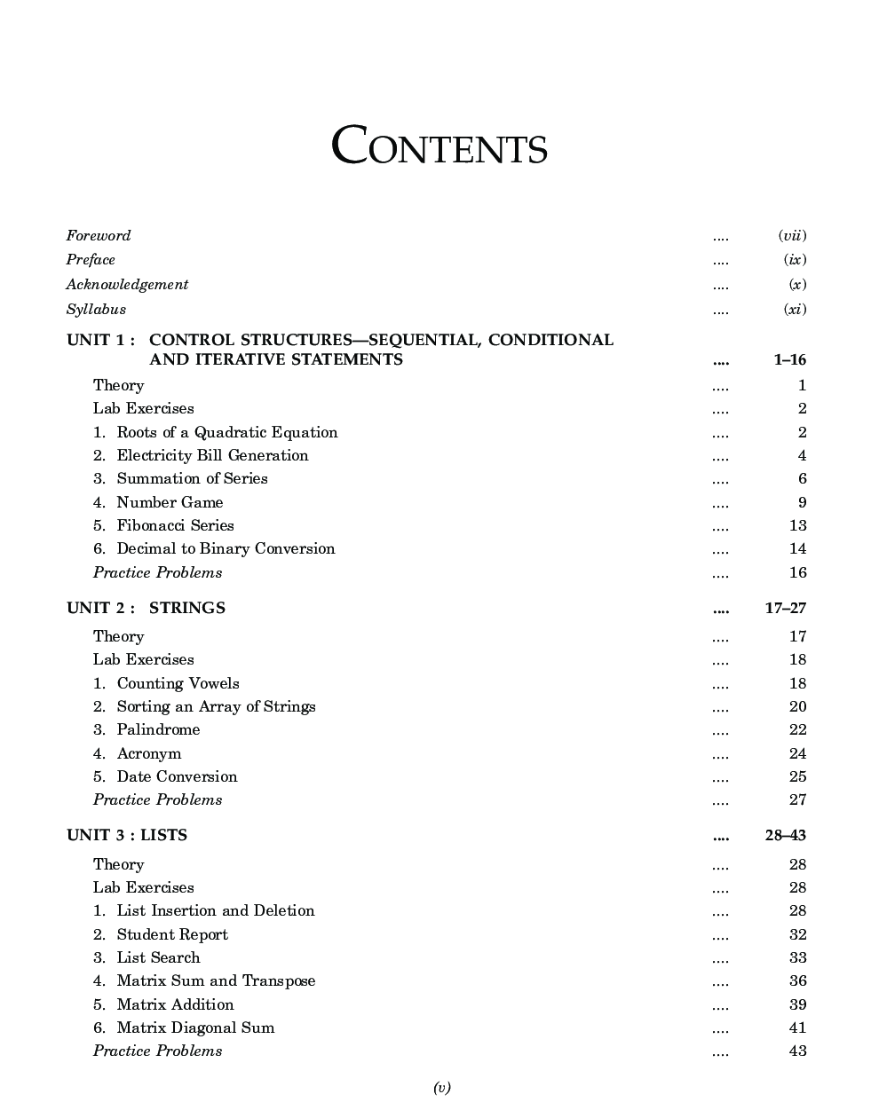 A Practical Workbook For CBSE Computer Science (Python And Data Management) For Class-XI - Page 5