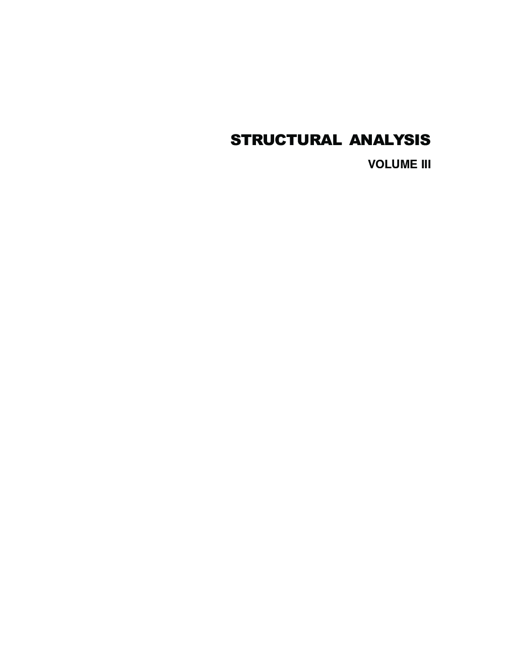 Structure Analysis Volume-III  - Page 2