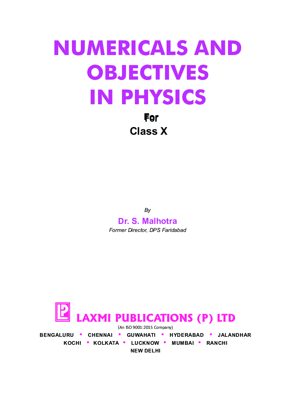Numerical And Objective In Physics For Class-X - Page 5