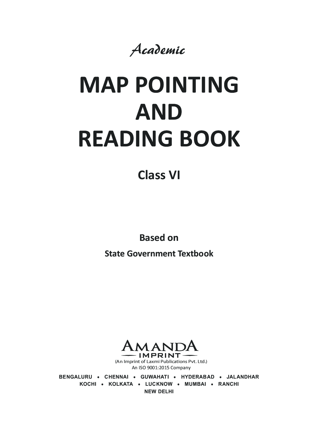 Academic Map Pointing And Reading Book-VI - Page 3