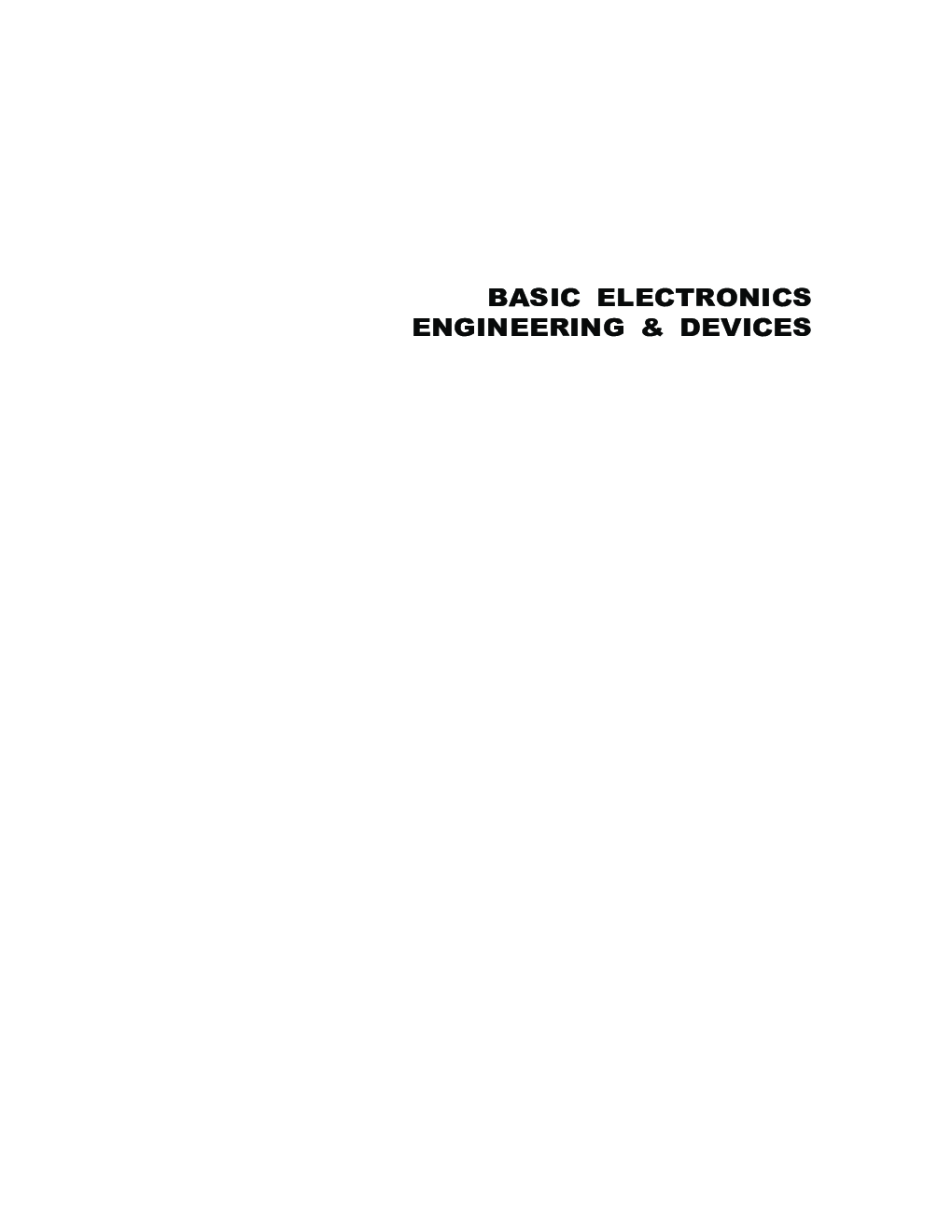 Basic Electronics Engineering And Devices - Page 2