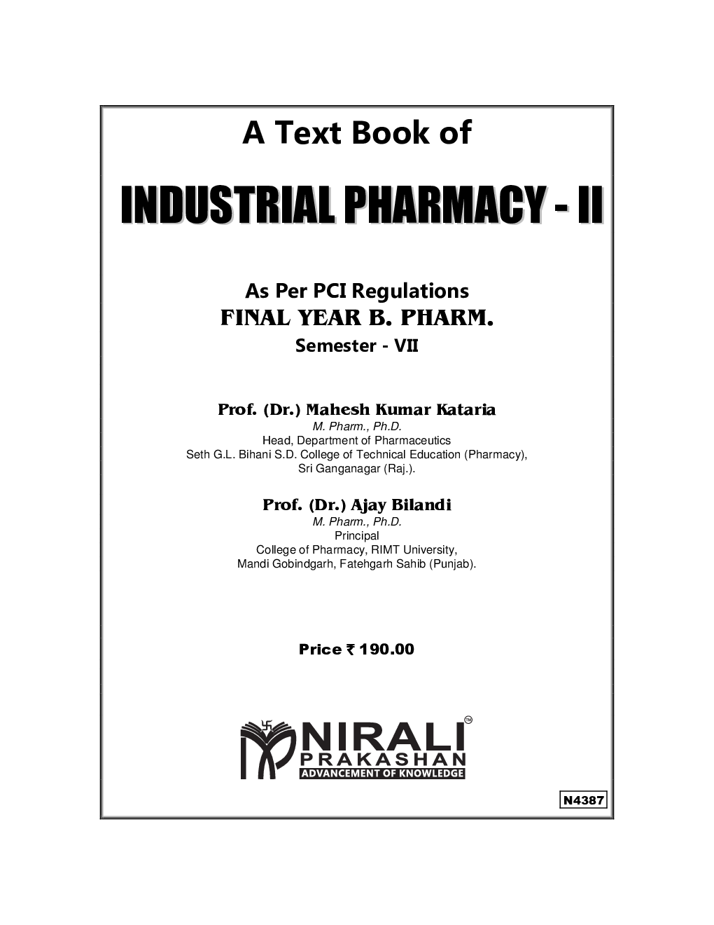 Industrial Pharmacy - II - Page 2