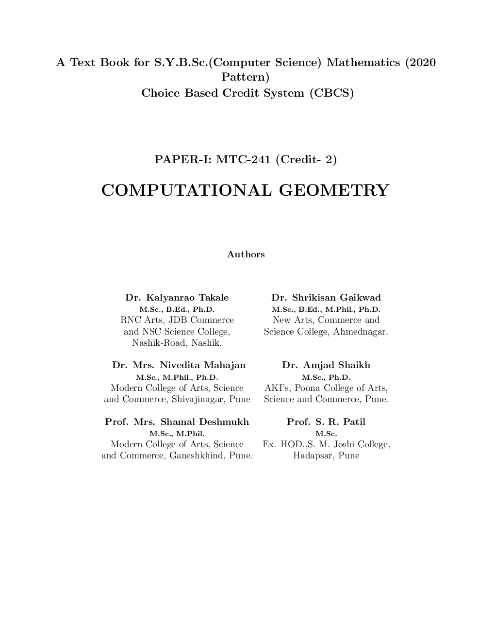 Computational Geometry - Page 4