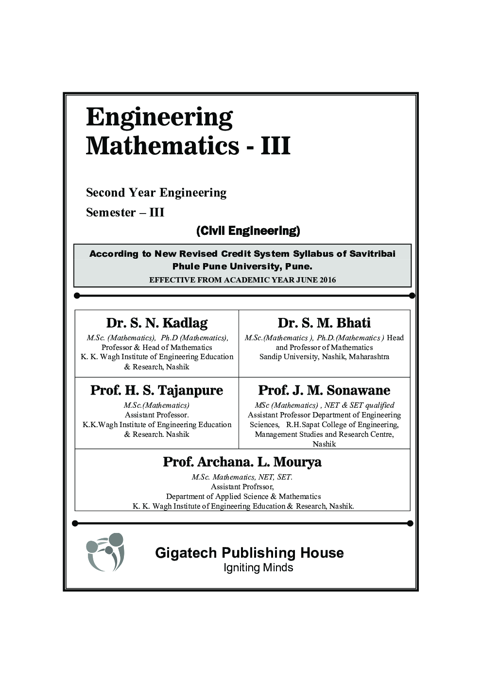 MCQ's Engineering Mathematics - III (Civil Branch) - Page 2