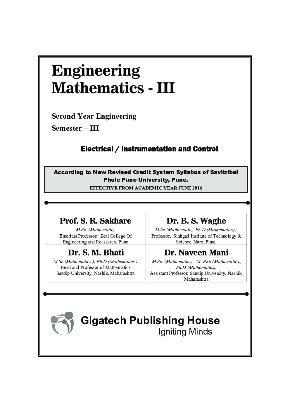 MCQ's Engineering Mathematics - III (Electrical Branch) - Page 2