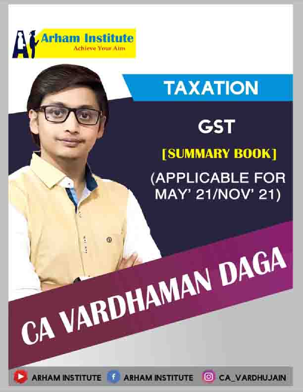 Taxation GST Summary Book (Applicable For MAY21/NOV21) - Page 1
