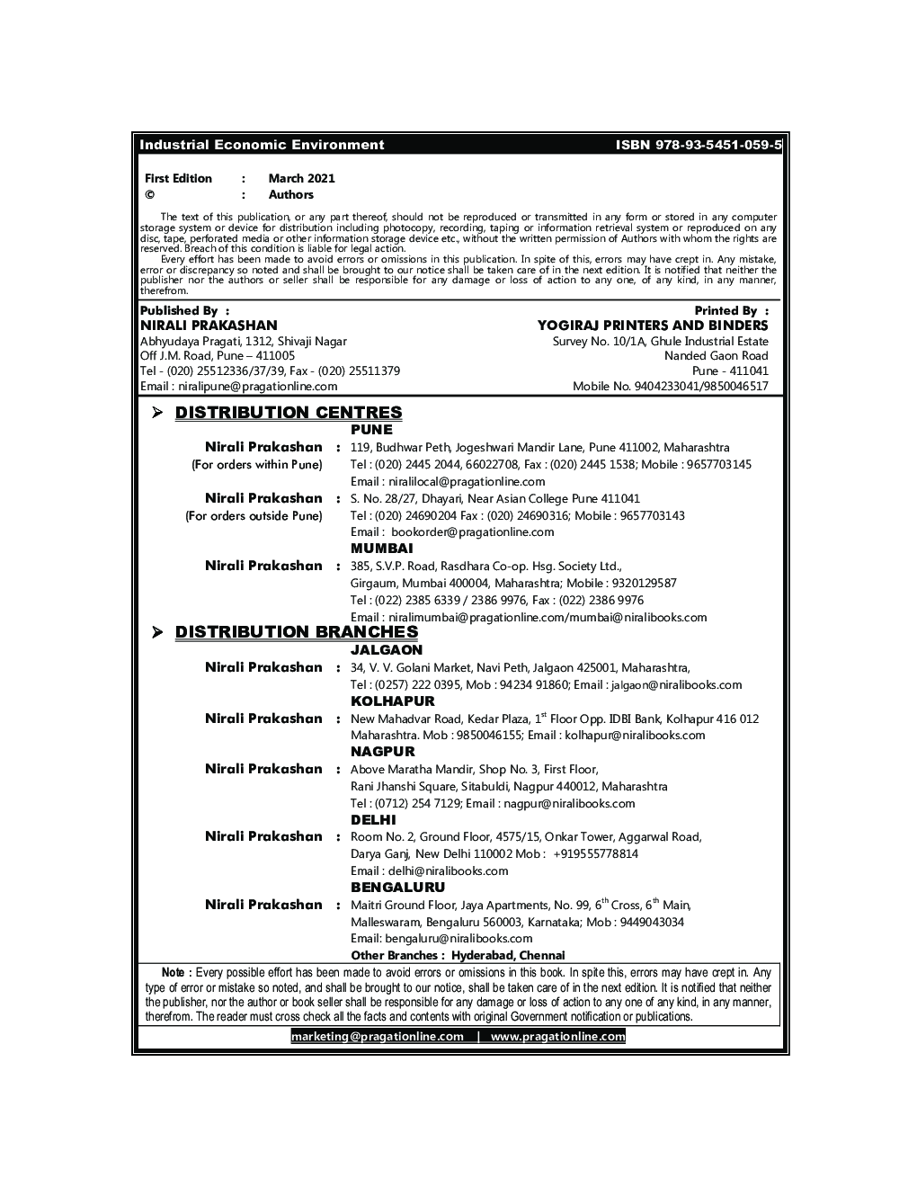 Industrial Economic Environment - Page 3