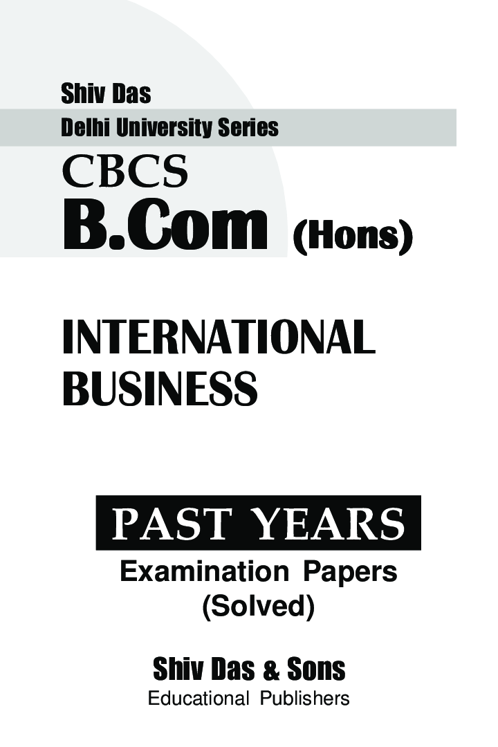 International Business For B.Com Hons Semester 6 For Delhi University  - Page 2