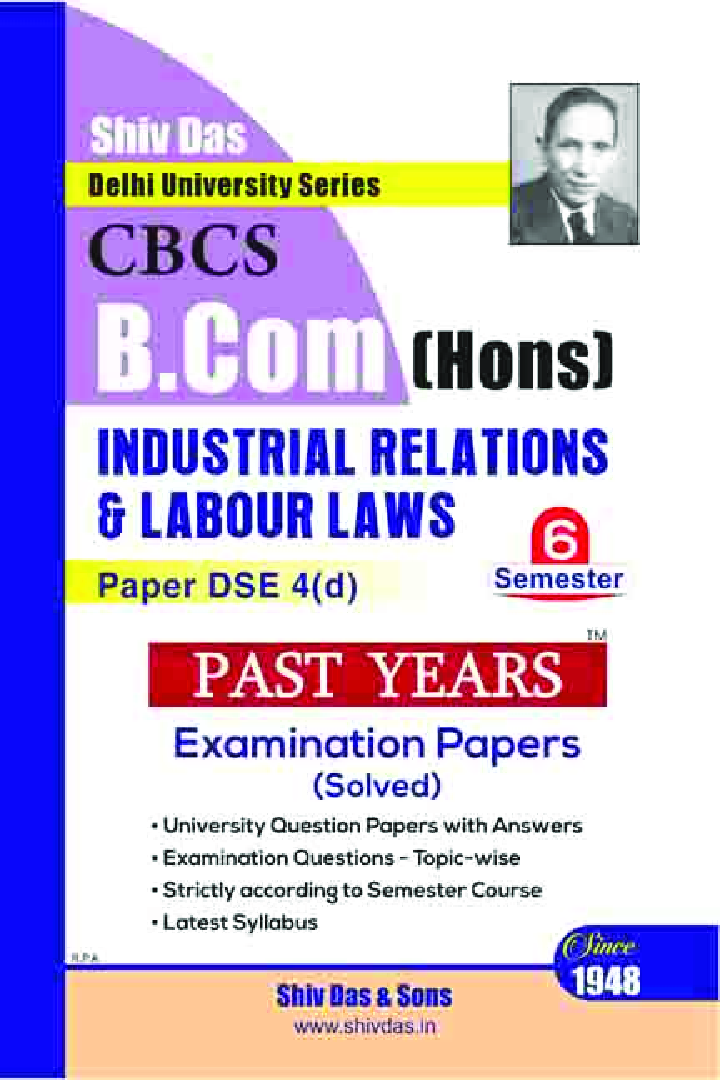Industrial Relations & Labour Laws For B.Com Hons Semester 6 For Delhi University  - Page 1