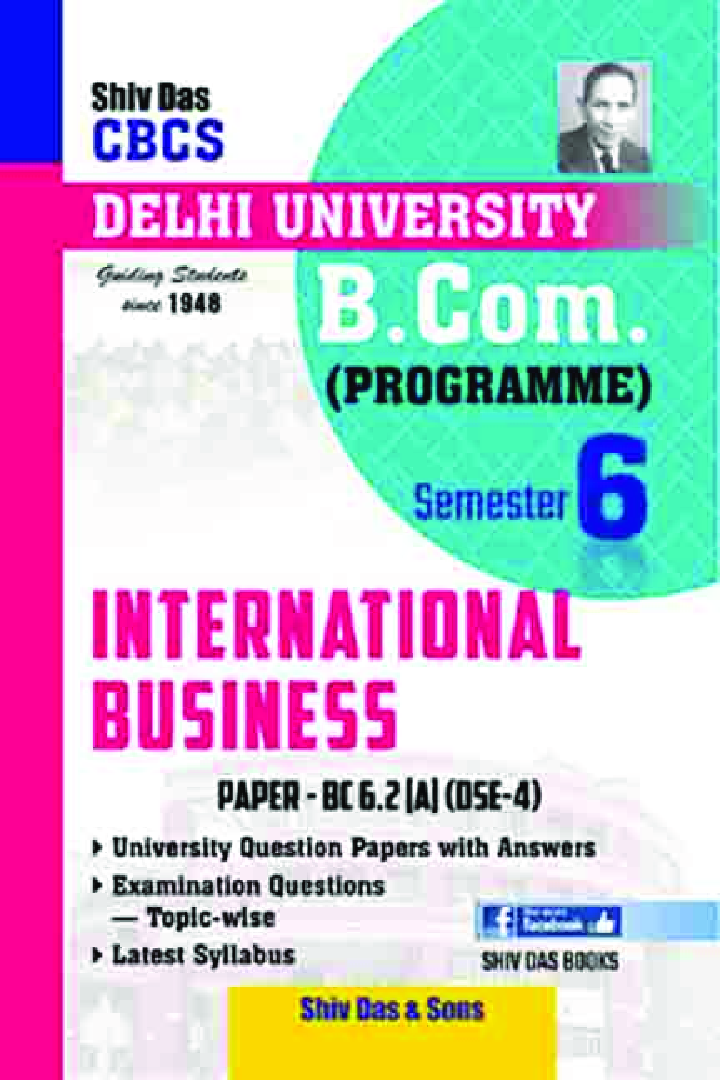 International Business For B.Com Prog Semester 6 For Delhi University  - Page 1