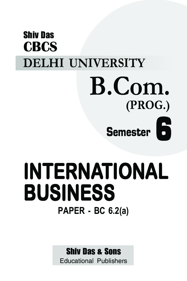 International Business For B.Com Prog Semester 6 For Delhi University  - Page 2