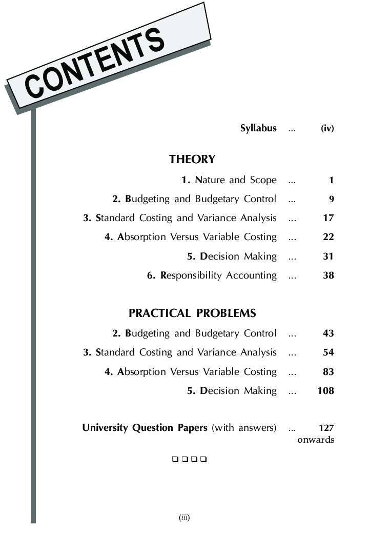Management Accounting For B.Com Prog Semester 6 For Delhi University  - Page 4
