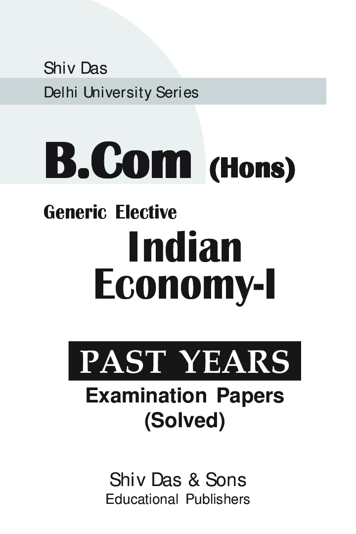Indian Economy 1 For B.Com Hons Semester 3 For Delhi University  - Page 2
