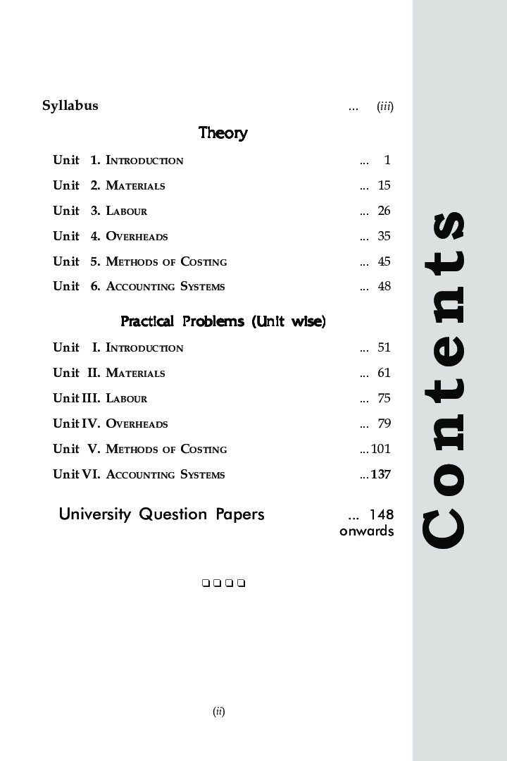 Cost Accounting For B.Com Hons Semester 4 For Delhi University  - Page 4