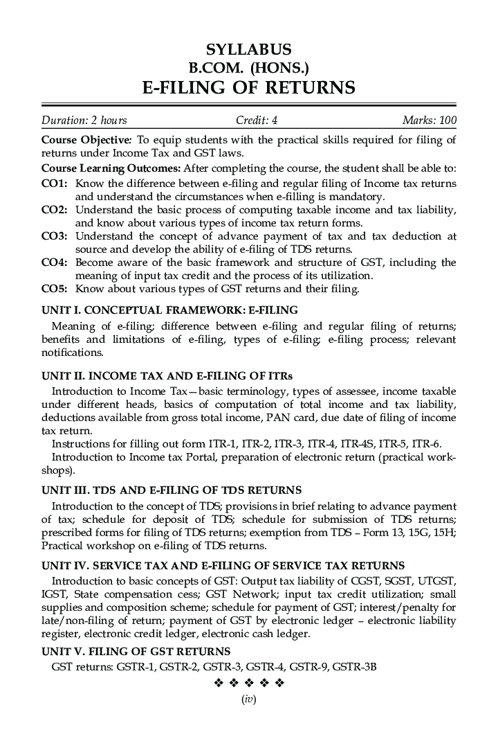 E-Filing For B.Com Hons Semester 4 For Delhi University  - Page 5