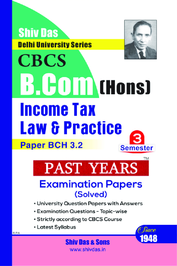 Income Tax Law & Practice For B.Com Hons Semester 3 For Delhi University  - Page 1