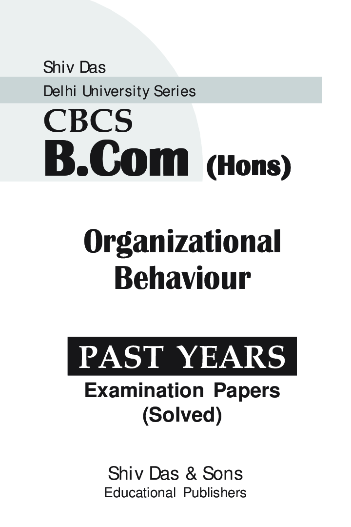 Organisational Behaviour For B.Com Hons Semester 5 For Delhi University  - Page 2