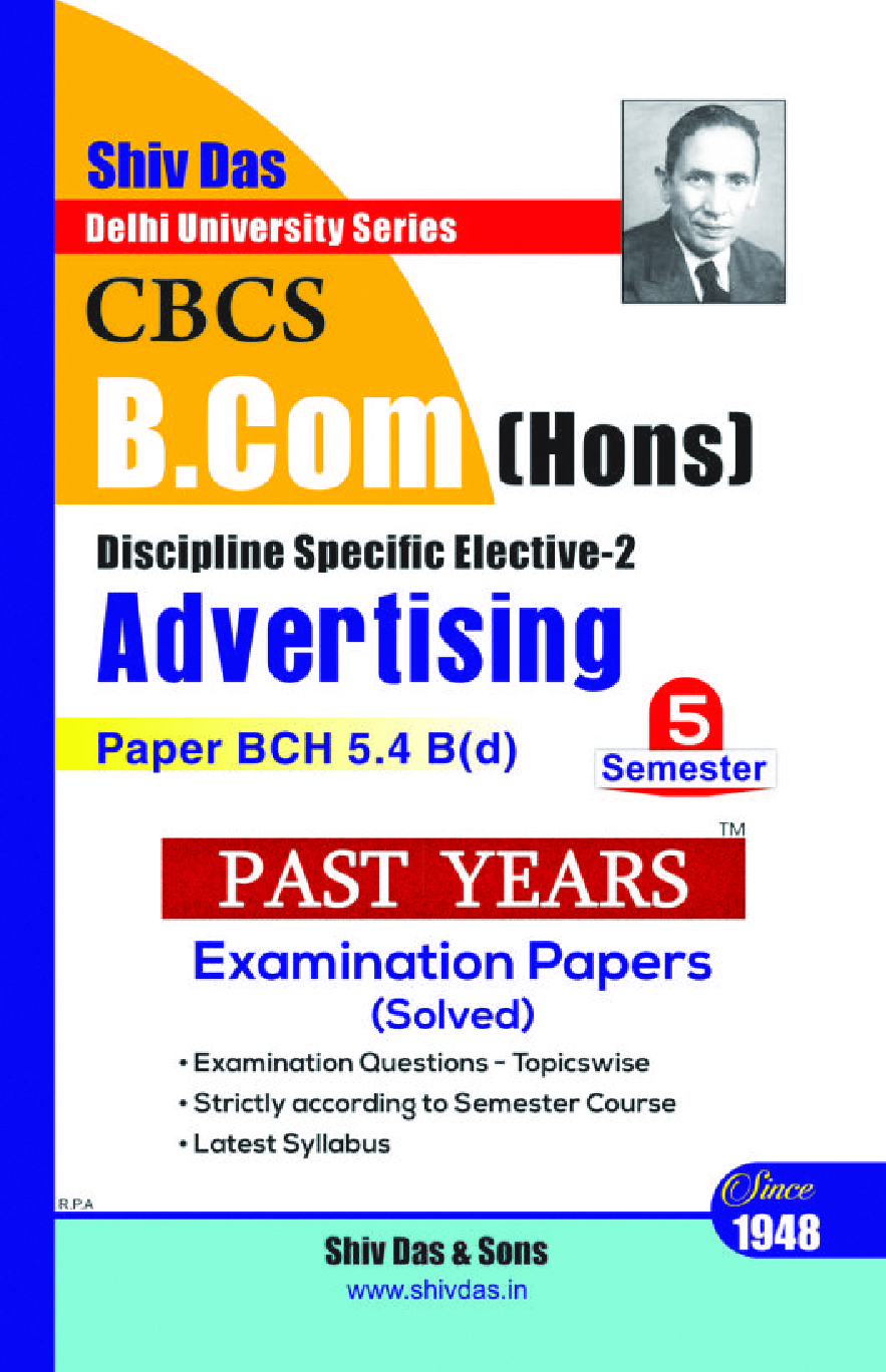 Advertising For B.Com Hons Semester 5 For Delhi University  - Page 1