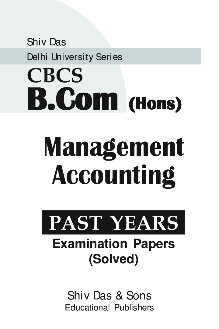 Management Accounting For B.Com Hons Semester 5 For Delhi University  - Page 2
