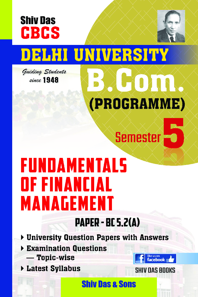 Fundamentals Of Financial Management For B.Com Prog Semester 5 For Delhi University  - Page 1