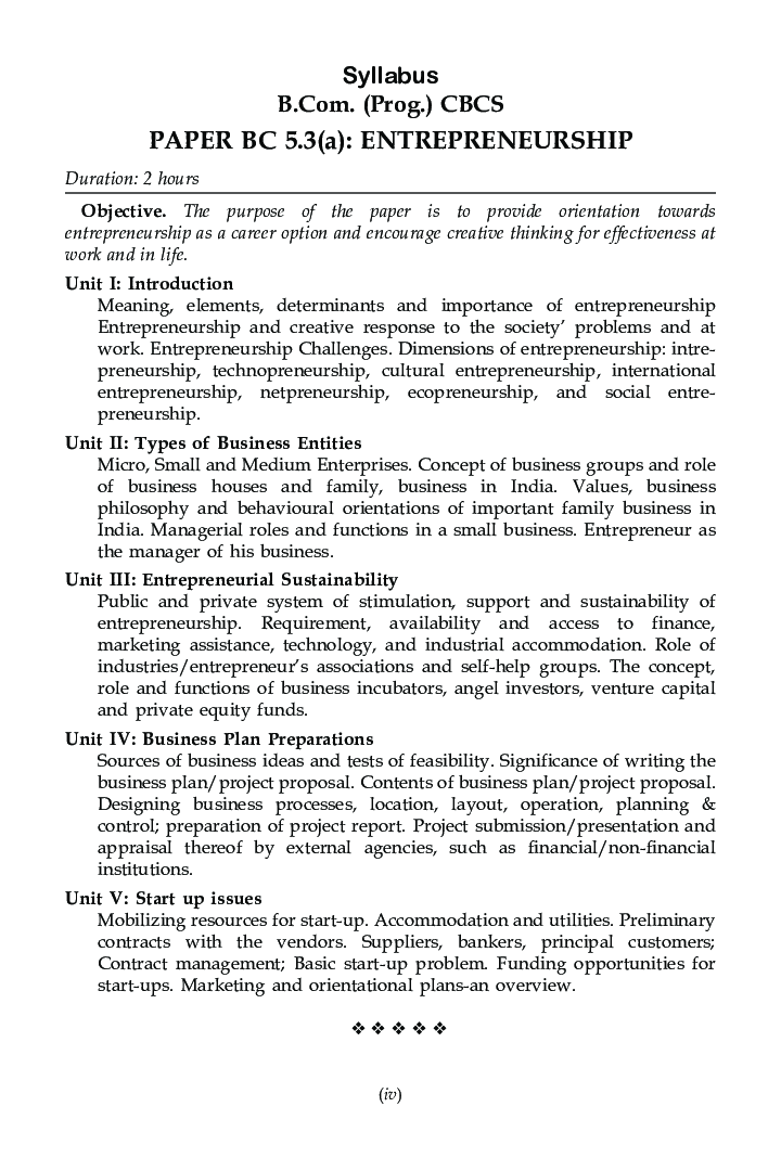 Entrepreneurship For B.Com Prog Semester 5 For Delhi University  - Page 5