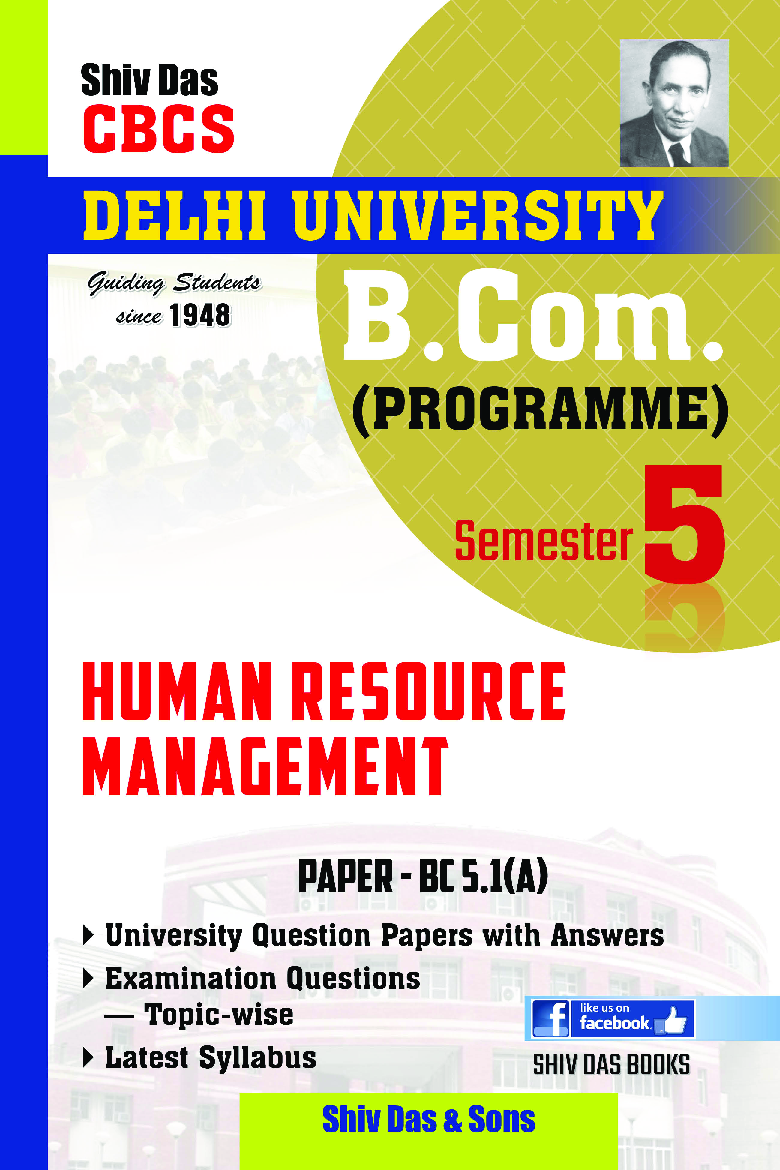 Human Resource Management  For B.Com Prog Semester 5 For Delhi University  - Page 1