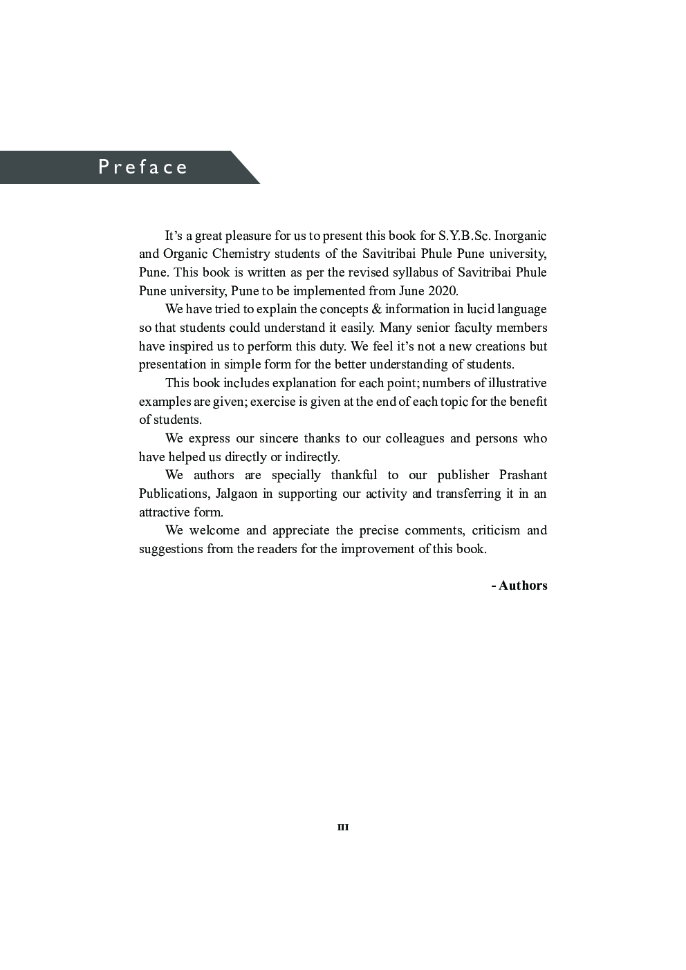 CH-402 Inorganic And Organic Chemistry (SPPU) - Page 4