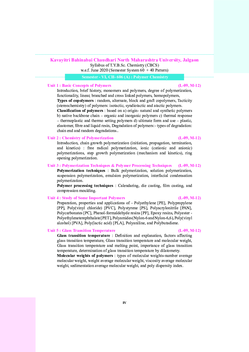 CH-606 (A) Polymer Chemistry (KBCNMU) - Page 5