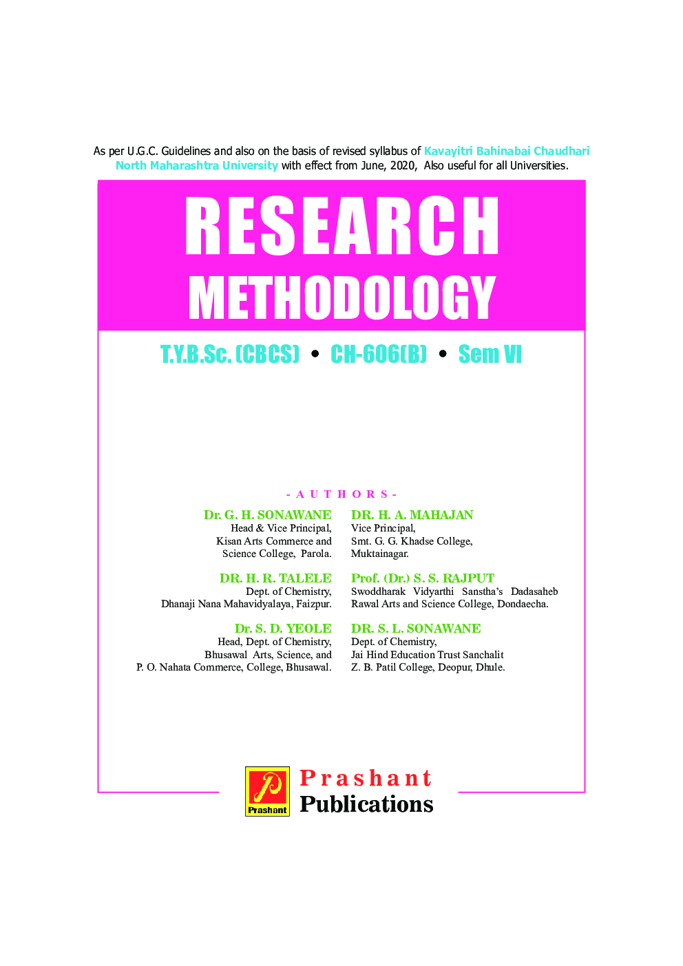 CH-606 (B) Research Methodology For Chemistry (KBCNMU) - Page 2