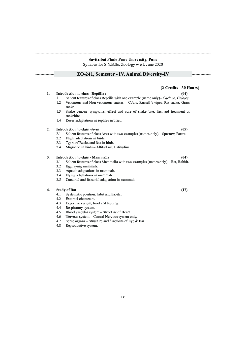 Zoo-241 Animal Diversity IV (SPPU) - Page 5