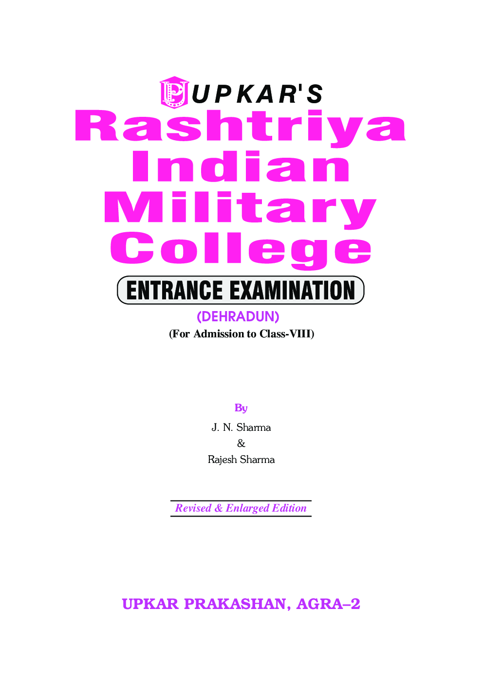 Rashtriya Indian Military College Entrance Examination (For Admission To Class-VIII) - Page 2