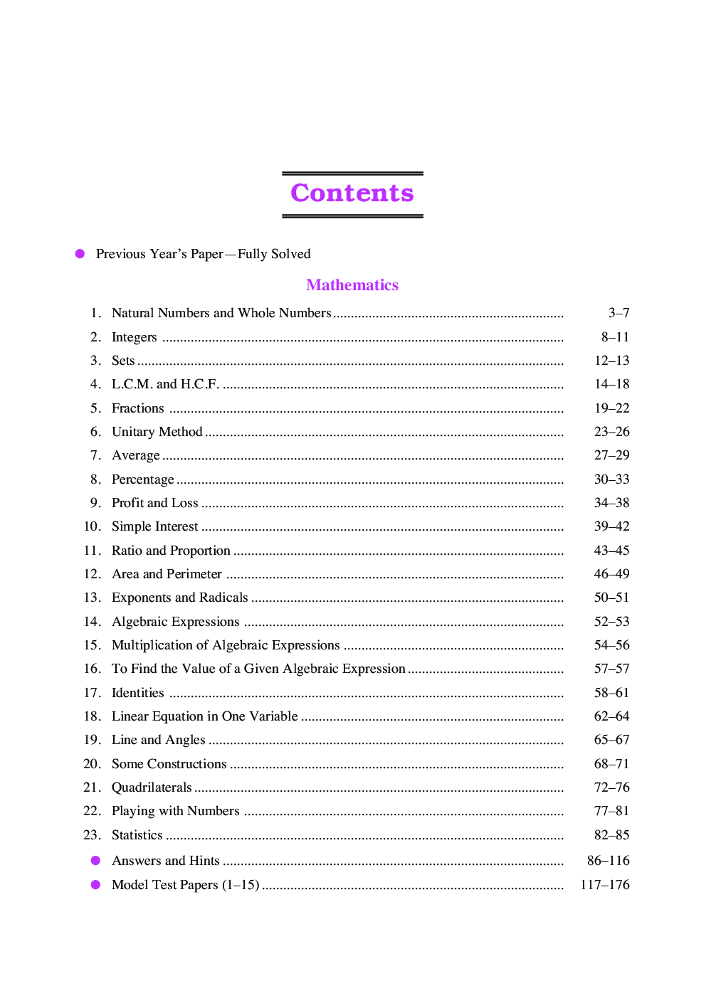 Rashtriya Indian Military College Entrance Examination (For Admission To Class-VIII) - Page 5